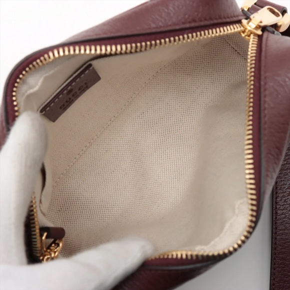 Gucci GG Canvas Ophidia Camera Bag - in Bordeaux - Picture 7 of 12
